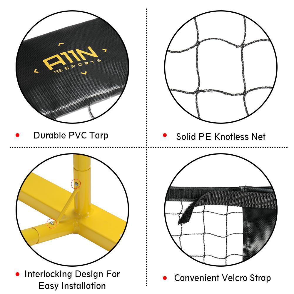 Portable Pickleball Net System, USAPA Size