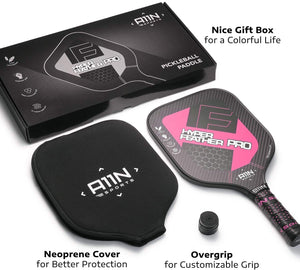 Pickleball Net plus HyperFeather PRO Pickleball Paddle Combo