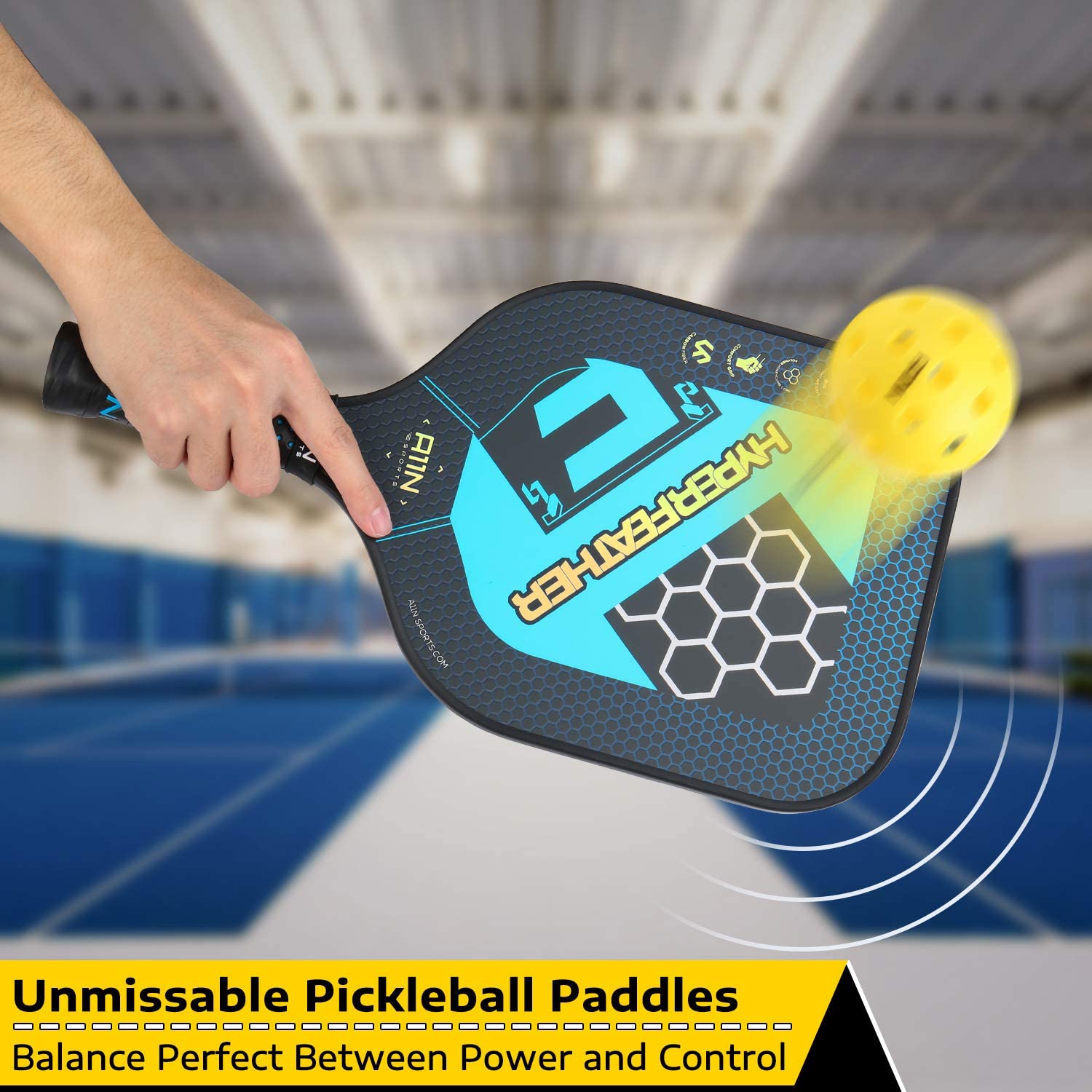 HyperFeather Graphite Pickleball Paddle Set -USAPA Approved