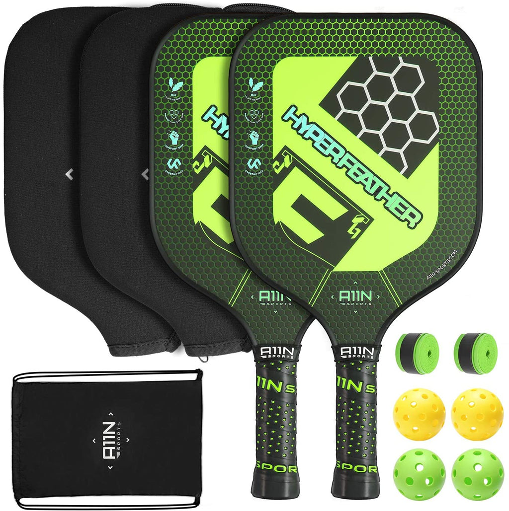 HyperFeather Graphite Pickleball Paddle Set -USAPA Approved