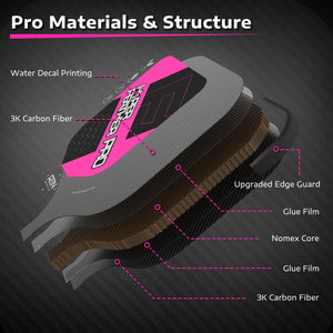 HyperFeather PRO Carbon Fiber Pickleball Paddle