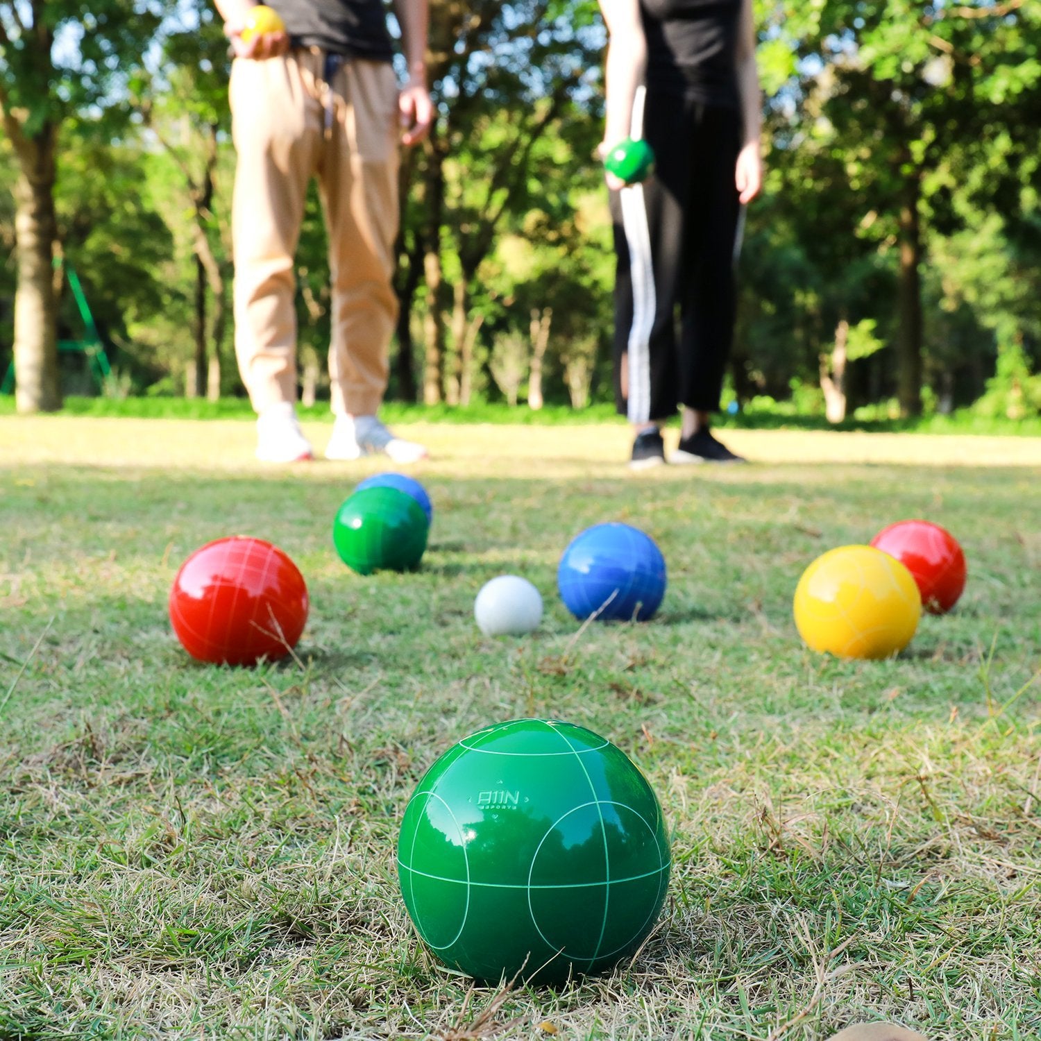 90mm Lawn Backyard Bocce Game Set